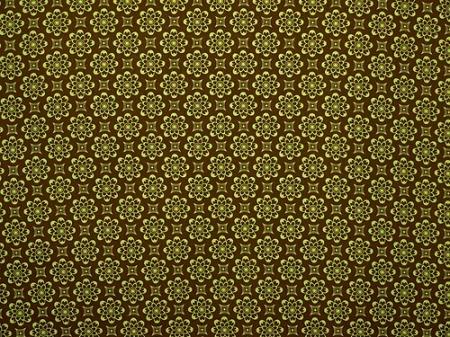 Arabesque Floral - BKT-8995-41-Celery - Multicolored - Green on Brown Background - Pimatex Basics